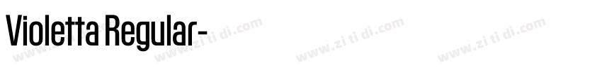Violetta Regular字体转换